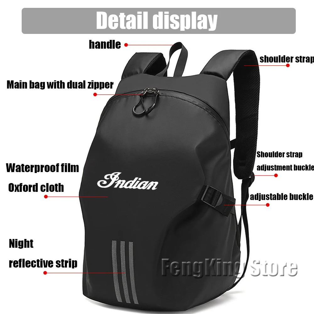 Indian Motorcycles Waterproof Backpack/Helmet Bag - Street Dreams USA