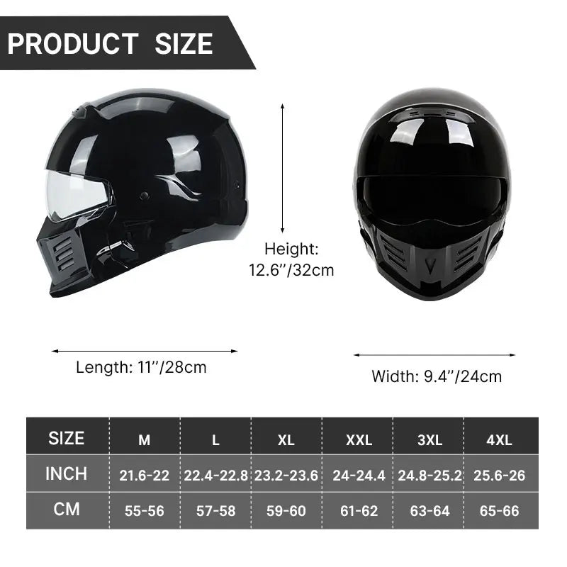 Scorpion Full Face Modular Motorcycle Helmet with Built-in Lens DOT Approved - Street Dreams USA