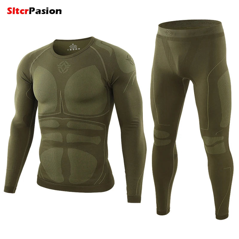 Breathable Motorcycle Thermal Underwear - Sports Top and Trouser Set