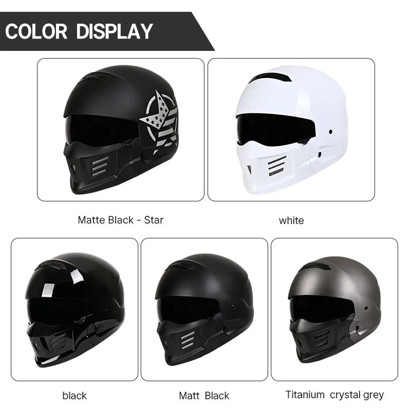 Scorpion Full Face Modular Motorcycle Helmet with Built-in Lens DOT Approved - Street Dreams USA