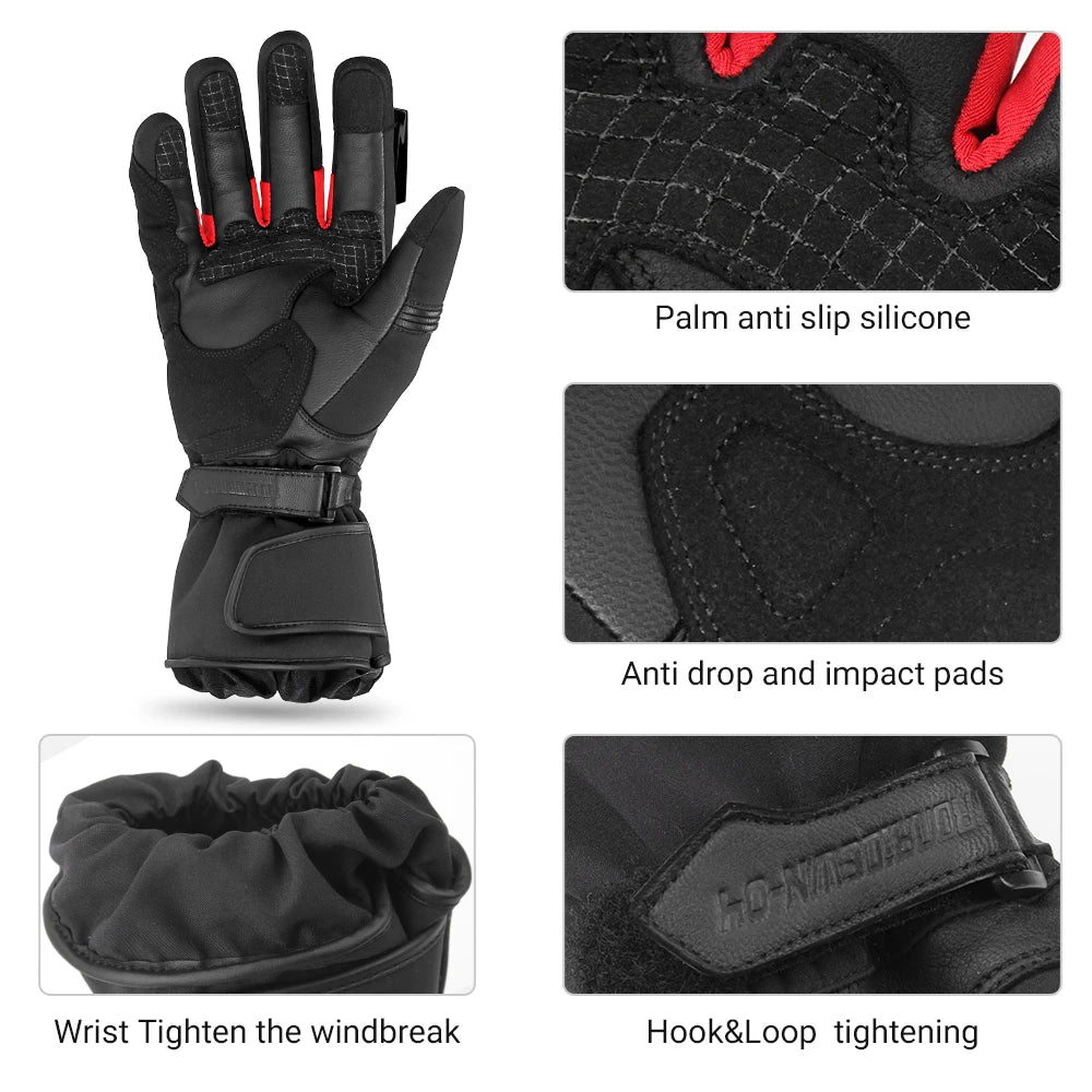 Windproof Motorcycle Gloves for Men - Street Dreams USA