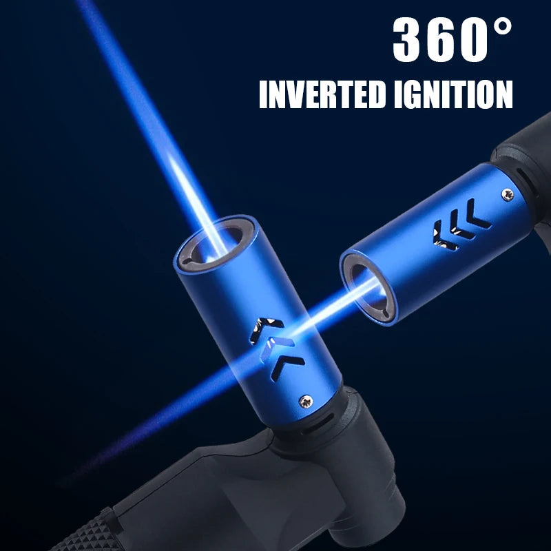 Windproof Blue Flame Cigar Torch Lighter - Street Dreams USA