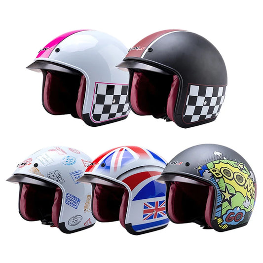 Vintage Motorcycle Helmet DOT Approved - Street Dreams USA