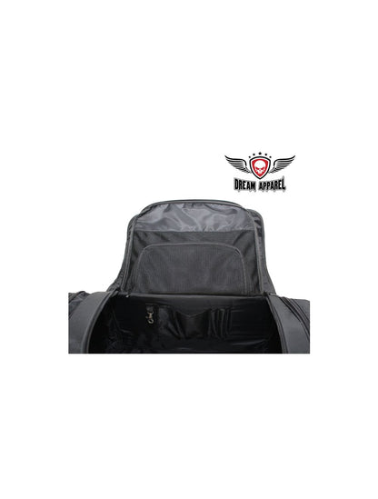 Black Textile Motorcycle Trunk Bag