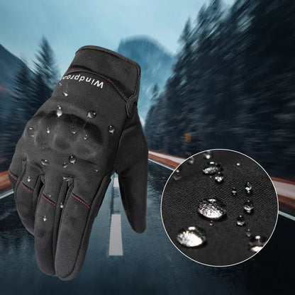 Thermal Windproof and Screen Touch Winter Motorcycle Gloves - Street Dreams USA