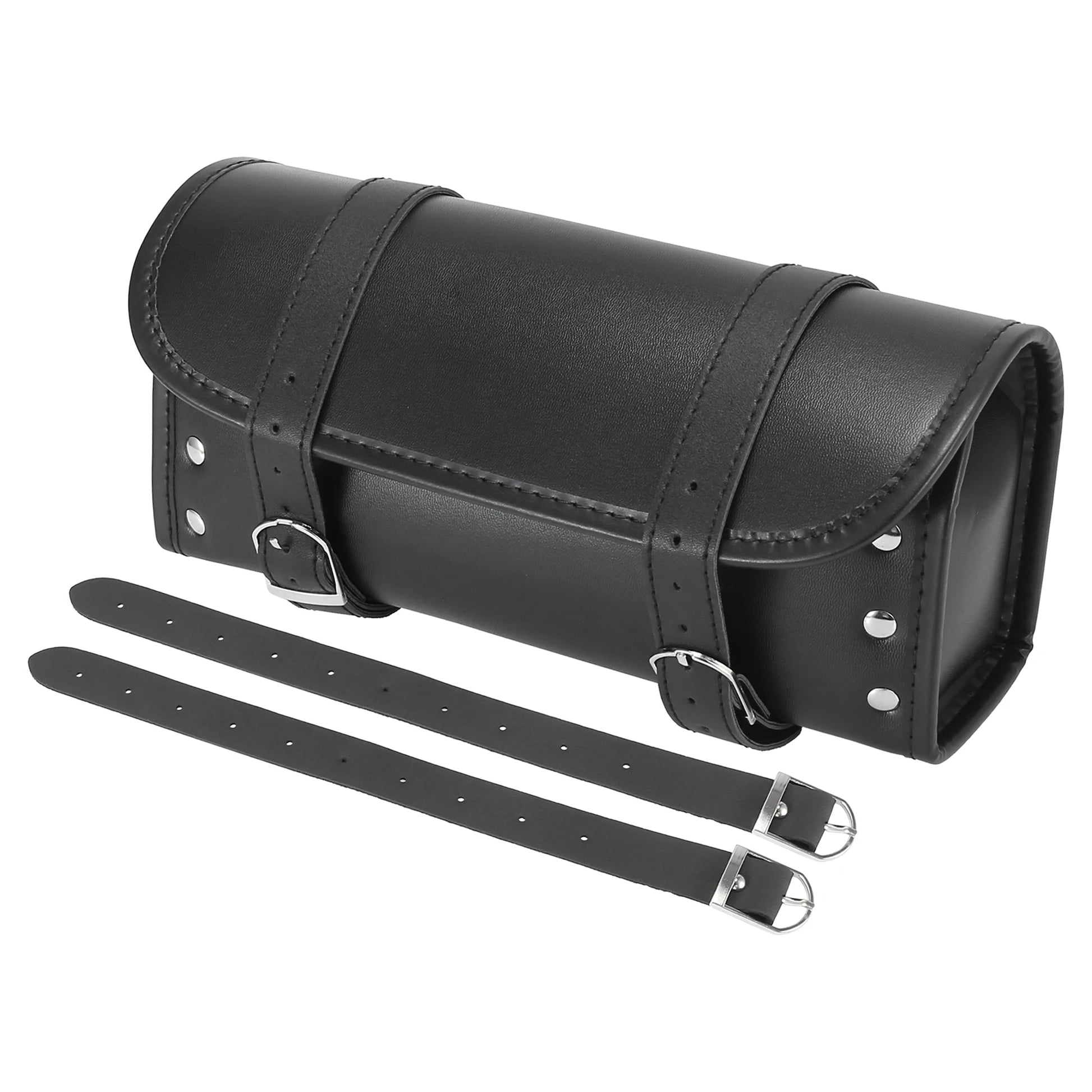 Faux Leather Motorcycle Handlebar Tool Bag - Bike Storage Bag Online