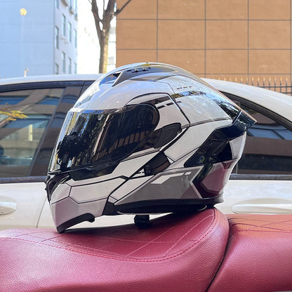 Modular Flip-up Full Face Helmet - Unisex Motorcycle Helmet Online