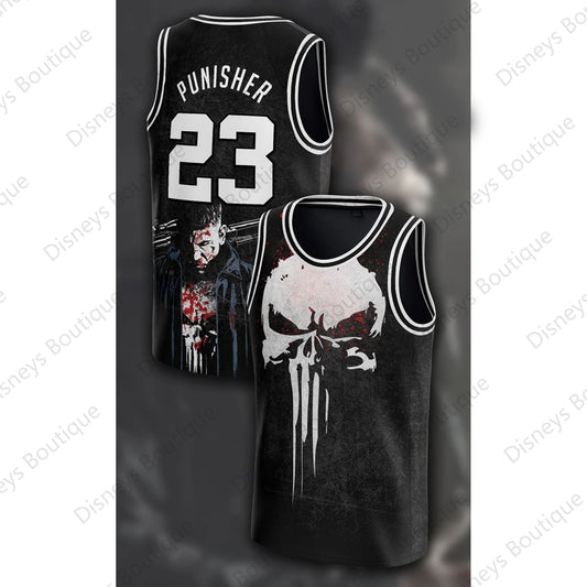 Punisher Edition Basketball Jersey - Men's Sleeveless Top 2024