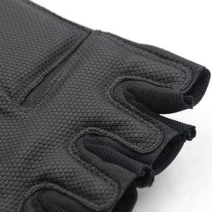 Half Finger Unisex Motorcycle Gloves - Outdoor Bike, Hunting Gloves