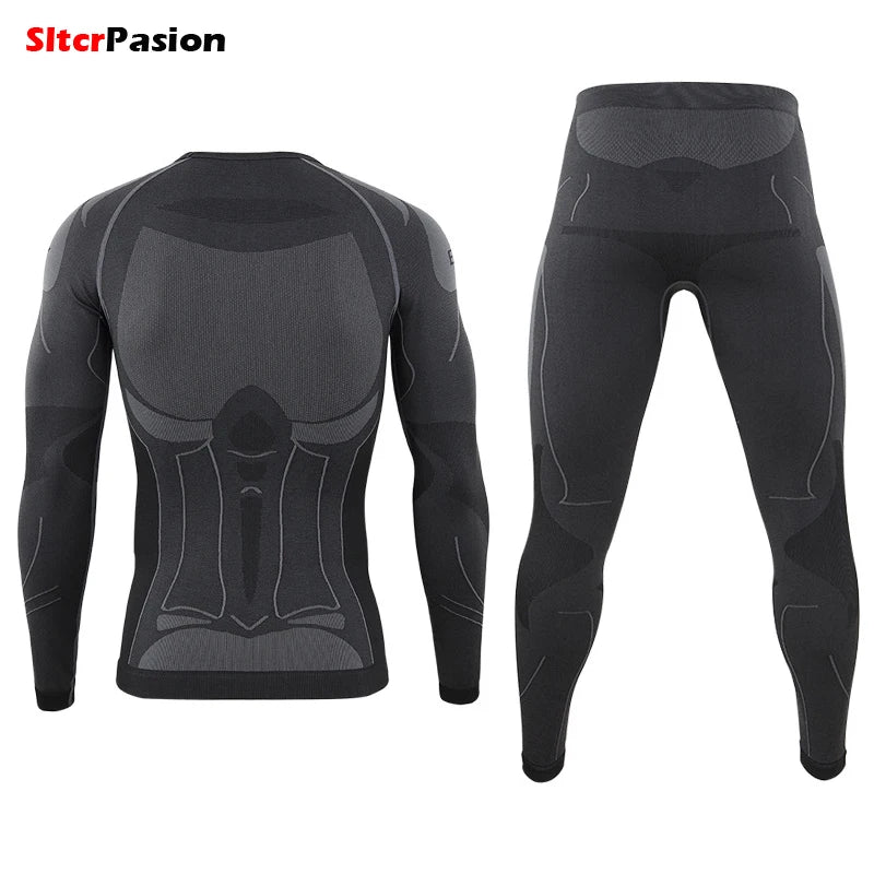 Breathable Motorcycle Thermal Underwear - Sports Top and Trouser Set