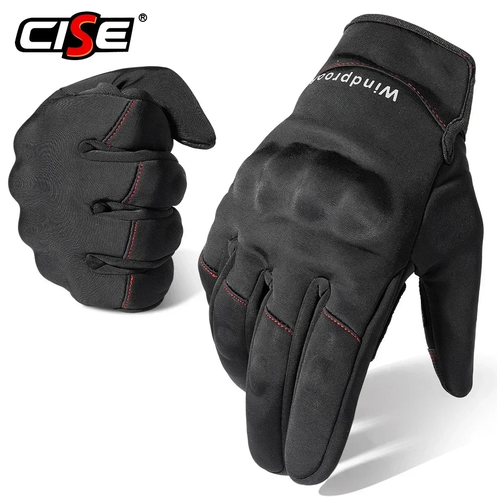 Thermal Windproof and Screen Touch Winter Motorcycle Gloves - Street Dreams USA