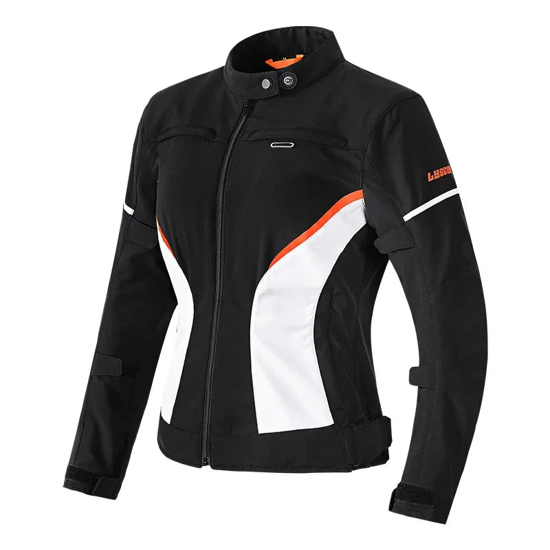 Women's Reflective & Waterproof Winter Motorcycle Jacket - Street Dreams USA