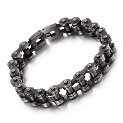 Heavy Retro Stainless Steel Link Bracelet - Street Dreams USA