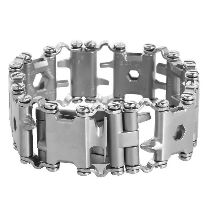 Stainless Steel Multifunction Tool Bracelet - Street Dreams USA