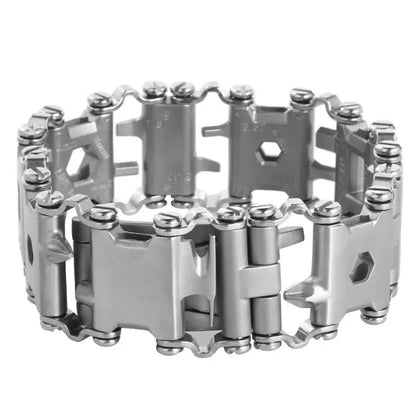 Stainless Steel Multifunction Tool Bracelet - Street Dreams USA