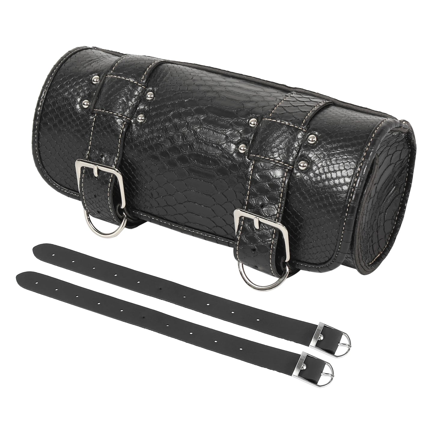 Faux Leather Motorcycle Handlebar Tool Bag - Bike Storage Bag Online