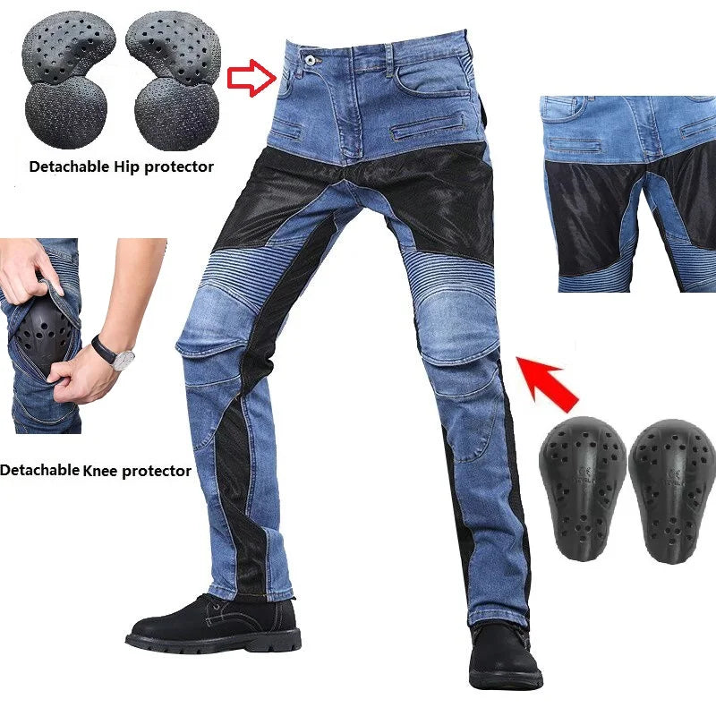 Men's Classic Protective Motorcycle Pants - Street Dreams USA