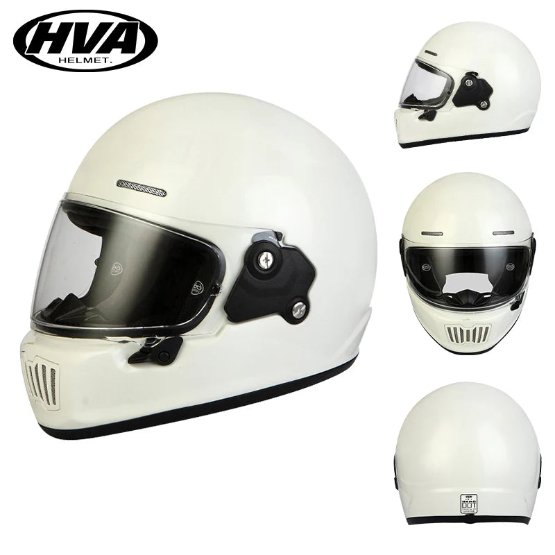 Retro Full Face Motorcycle Helmet - Unisex Bike Safety Gears Online