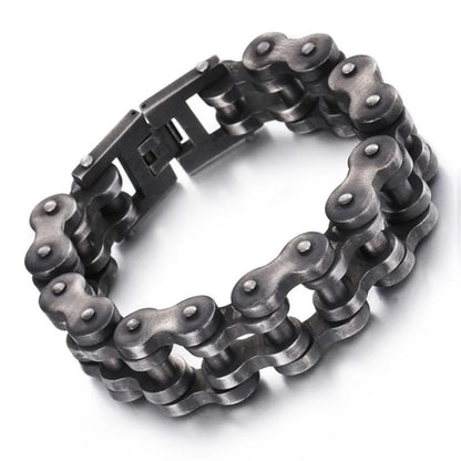 Heavy Retro Stainless Steel Link Bracelet - Street Dreams USA