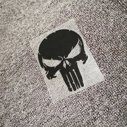 Reflective Punisher Skull Decal Stickers - Bike Decoration Sticker