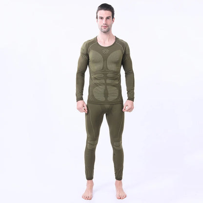 Breathable Motorcycle Thermal Underwear - Sports Top and Trouser Set