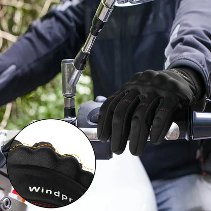 Thermal Windproof and Screen Touch Winter Motorcycle Gloves - Street Dreams USA