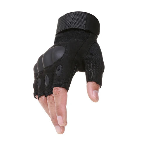 Half Finger Unisex Motorcycle Gloves - Outdoor Bike, Hunting Gloves