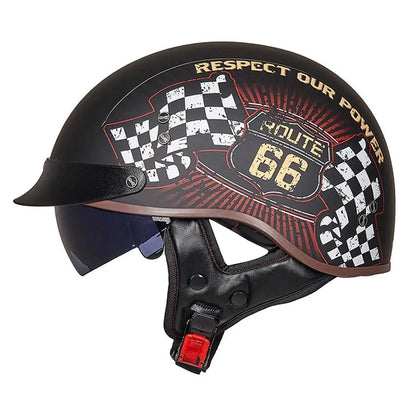 Classic Half Face Motorcycle Helmet - Bike Safety Gears Online