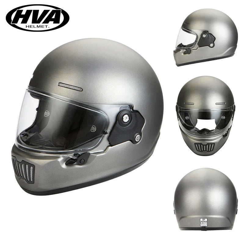 Retro Full Face Motorcycle Helmet - Unisex Bike Safety Gears Online