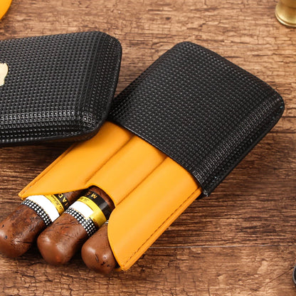 Travel Leather Mini-Cigar Humidor - Street Dreams USA