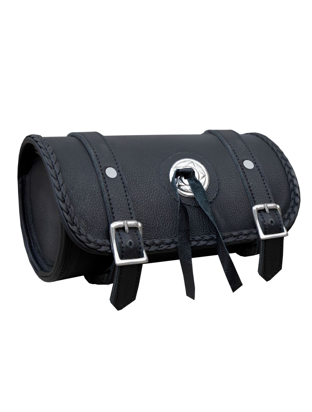 10" Leather Motorcycle Tool Bag