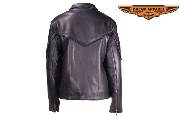 Women's Butter Soft Leather Motorcycle Jacket