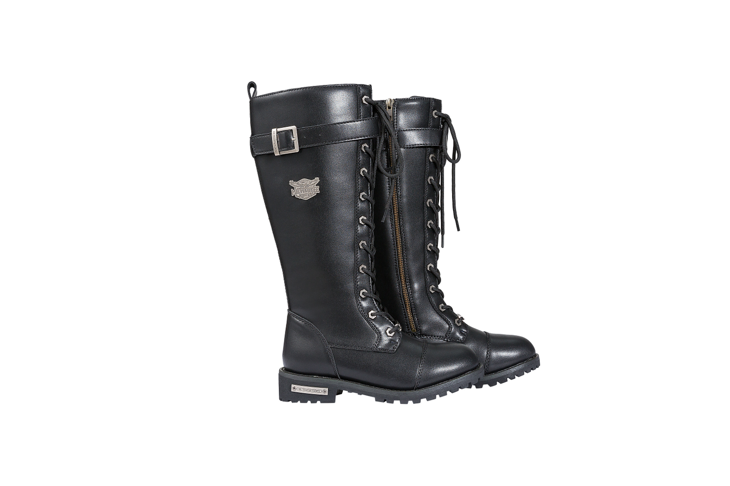 Women's Milwaukee Riders Mid-Calf Biker Boots